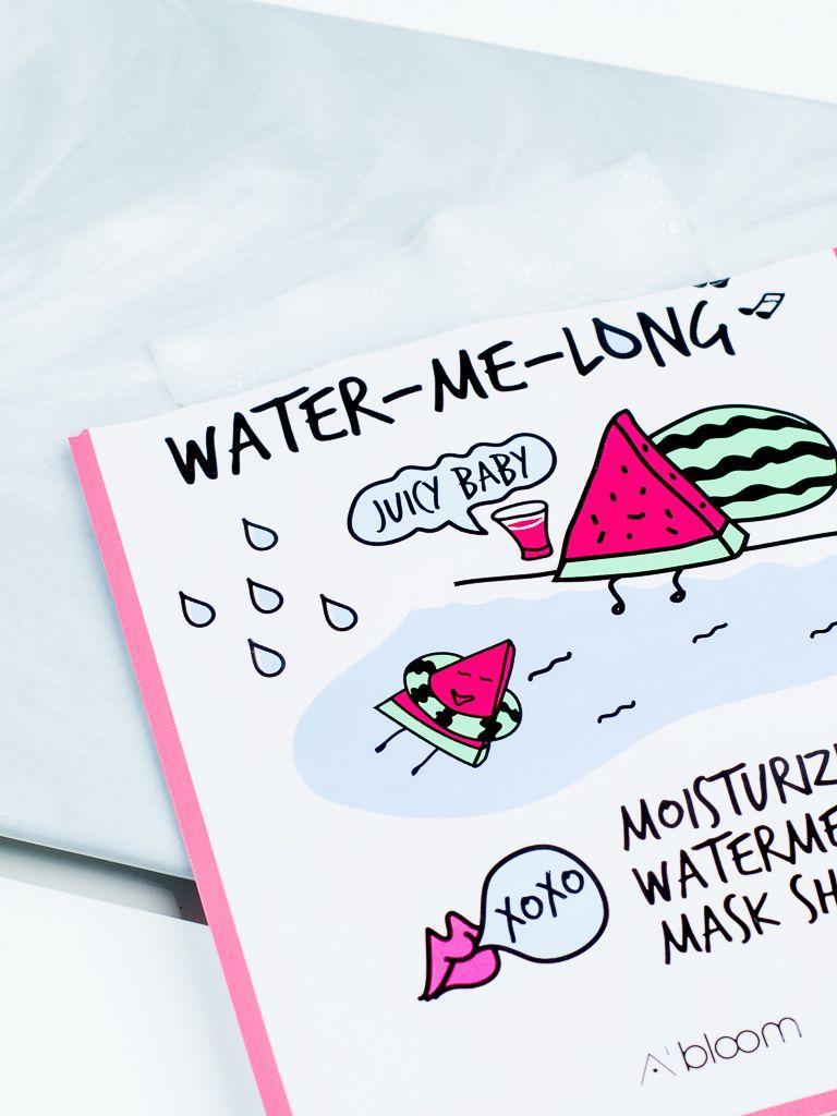 Water-Me-Long Moisturizing Watermelon Mask (10 Sheets) A'BLOOM 
